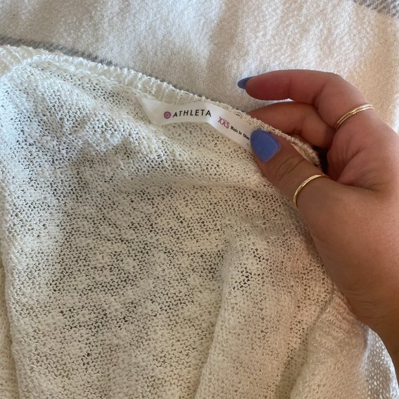 White Athleta Knit Sweater - Picture 3 of 4